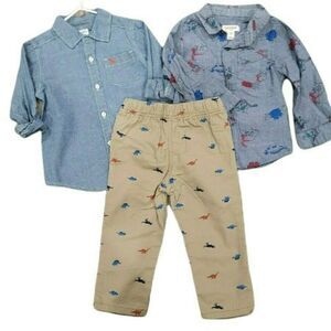 3pc dinosaur Set with pants